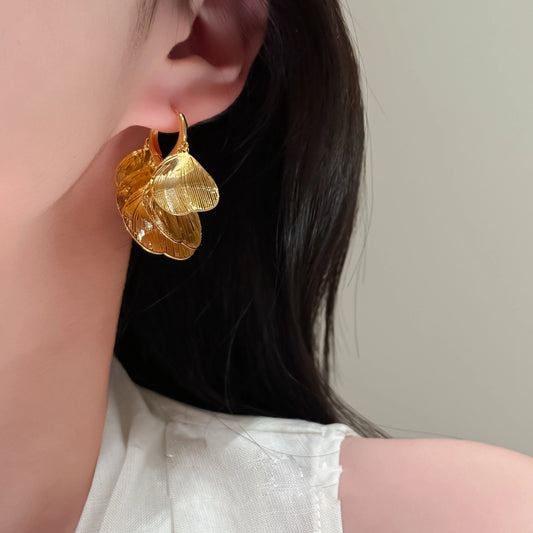 Pendientes con Forma de Hoja