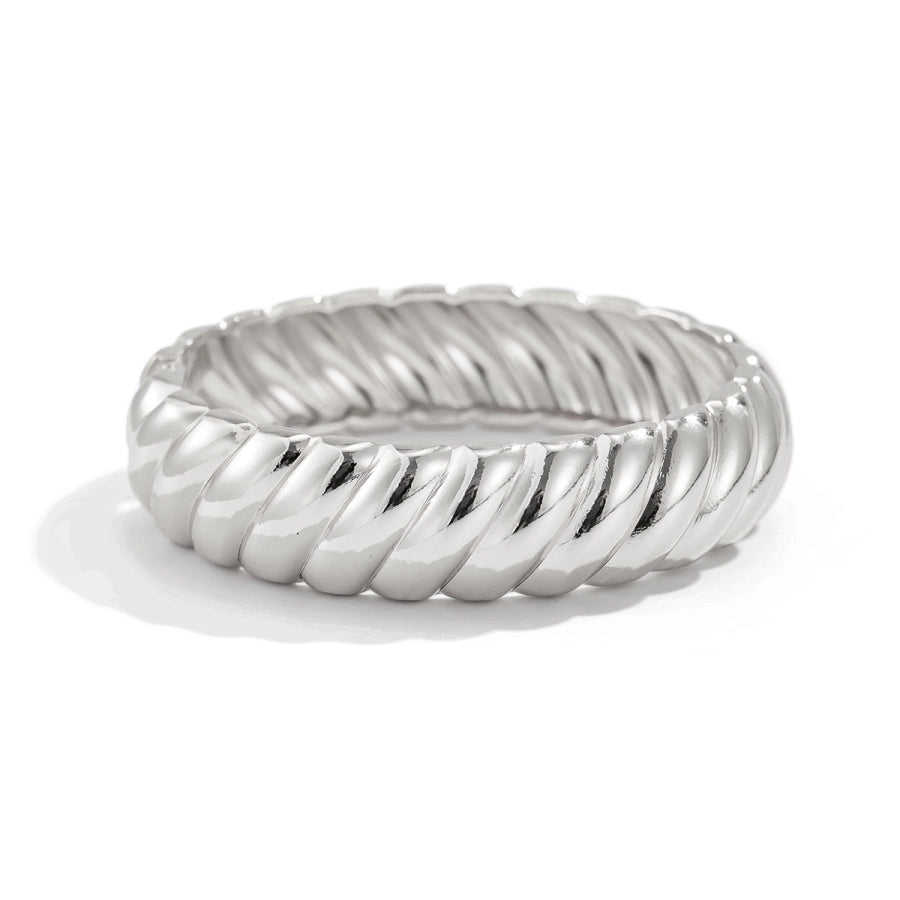 Pulsera con Textura en Espiral