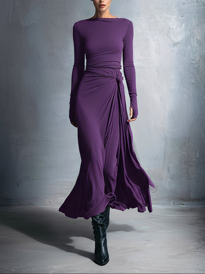 Robe Gabriella Lissora — nœud latéral