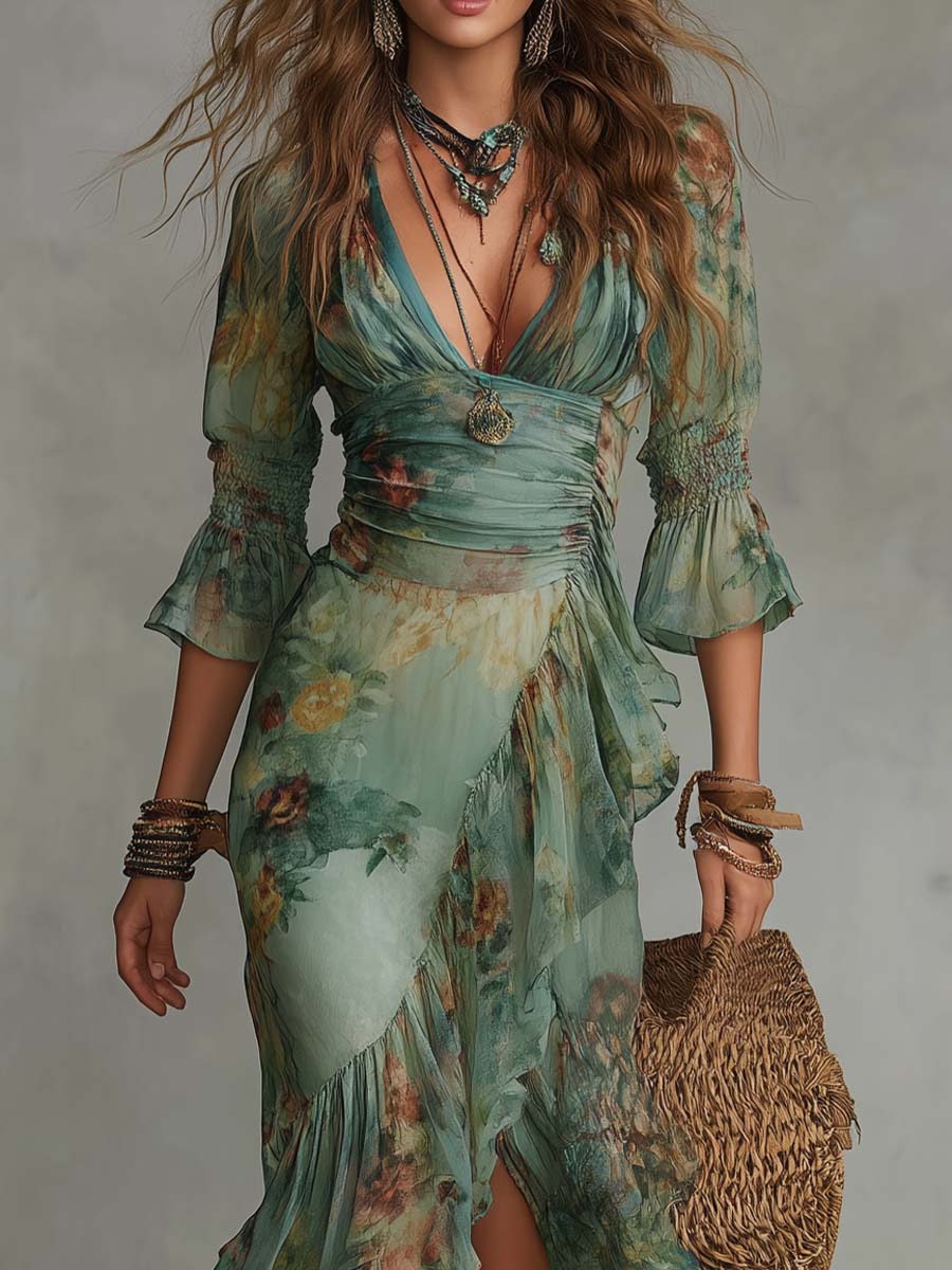 Robe Aurora Lissora — look bohème