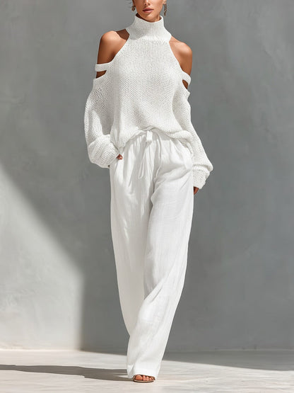 Ensemble Camilla Lissora — pantalon large drapé