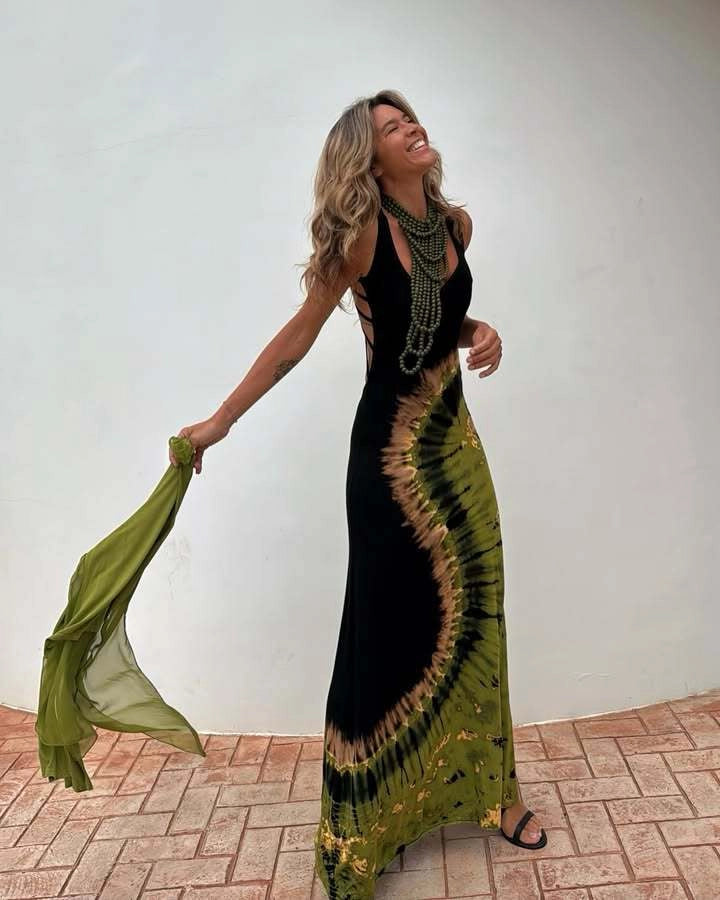 Vestido Largo con Espalda Descubierta