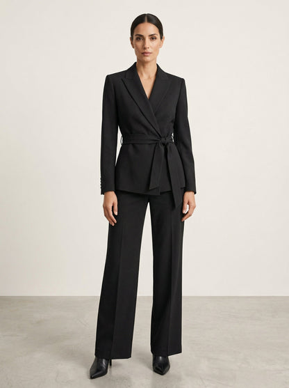 Tailleur Veronica Lissora — pantalon jambe large