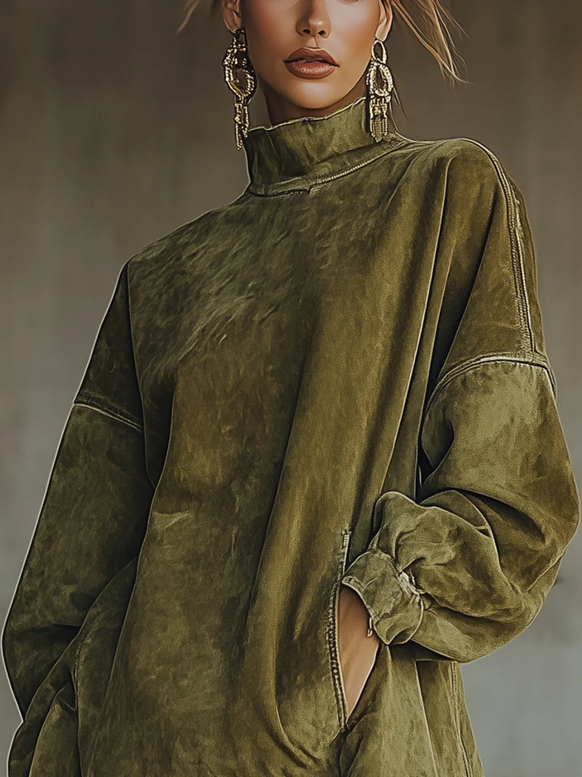 Robe Amalia Lissora — col montant