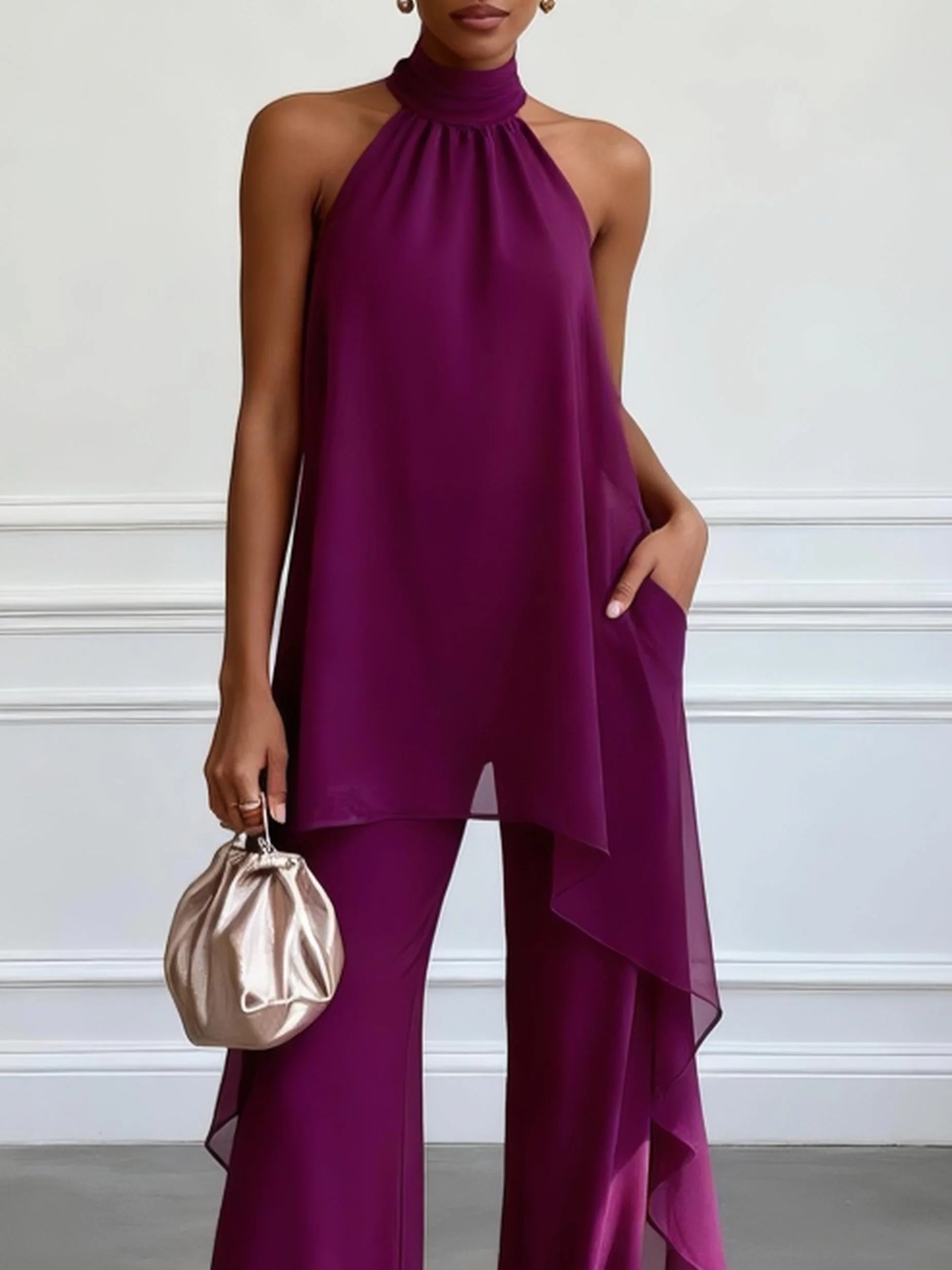 Ensemble Monaco Lissora — top halter