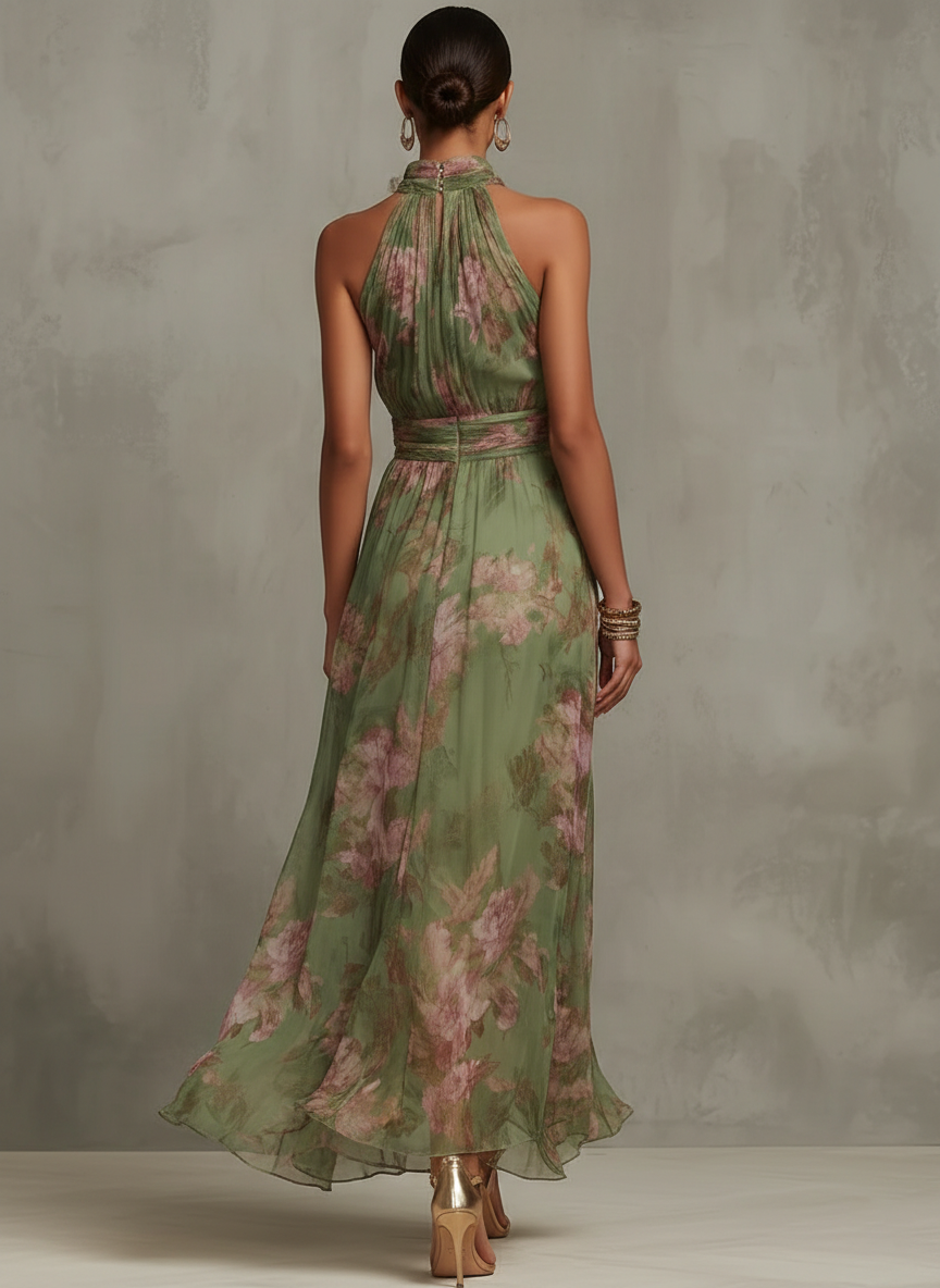 Robe Serena Lissora — col halter