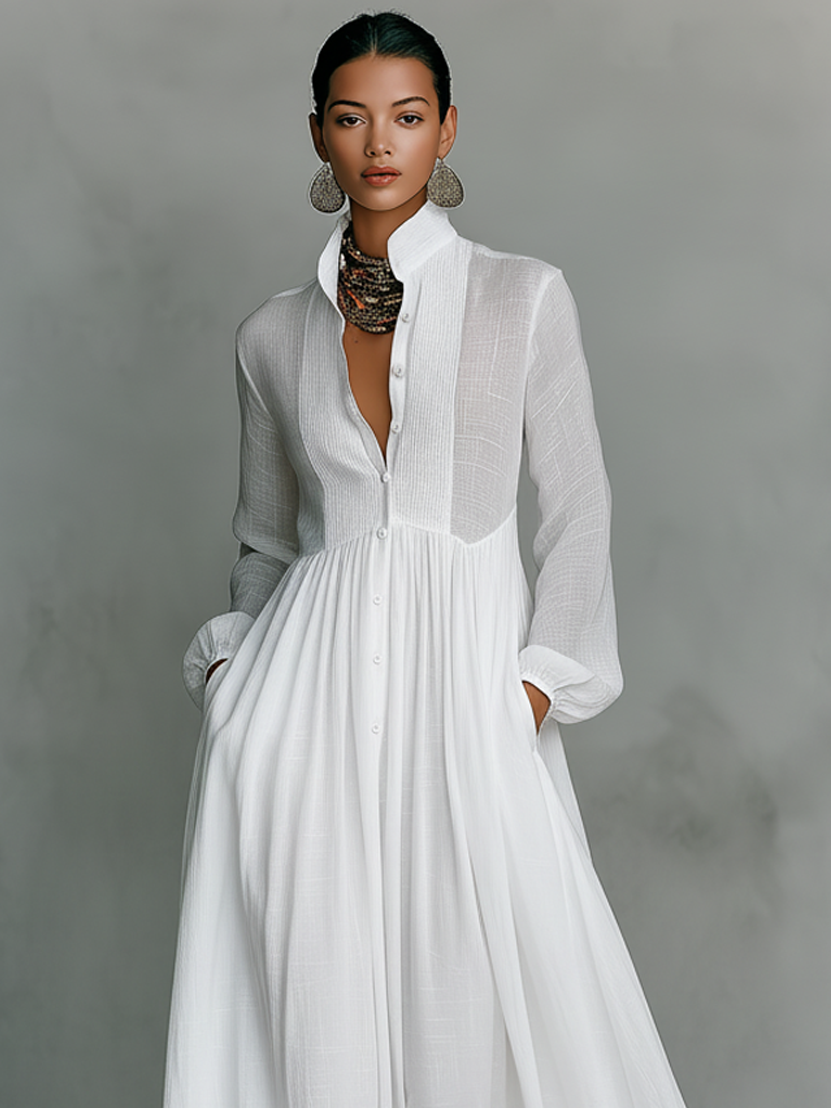 Robe Léonie Lissora — détail patchwork