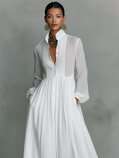 Robe Léonie Lissora — détail patchwork
