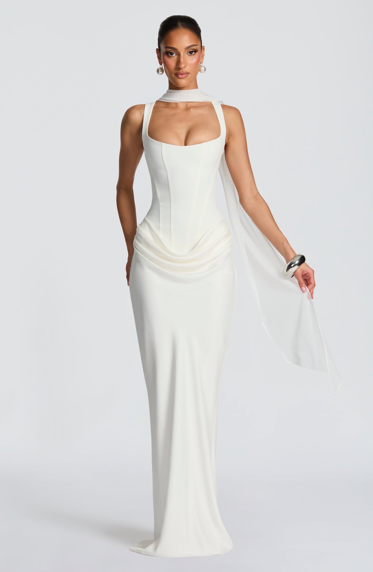 Robe Cornelia Lissora — bustier baleiné
