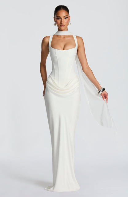 Robe Cornelia Lissora — bustier baleiné