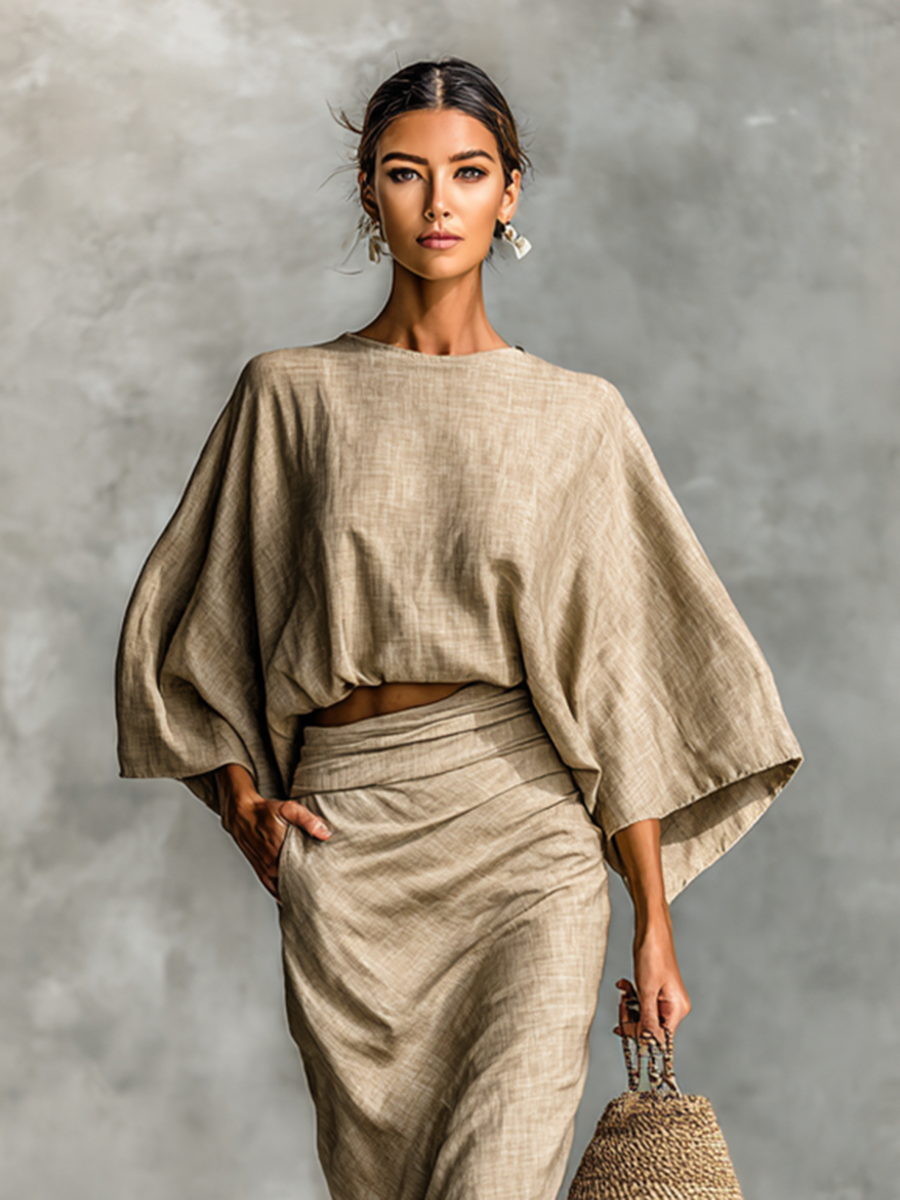 Ensemble Pauline Lissora — jupe maxi