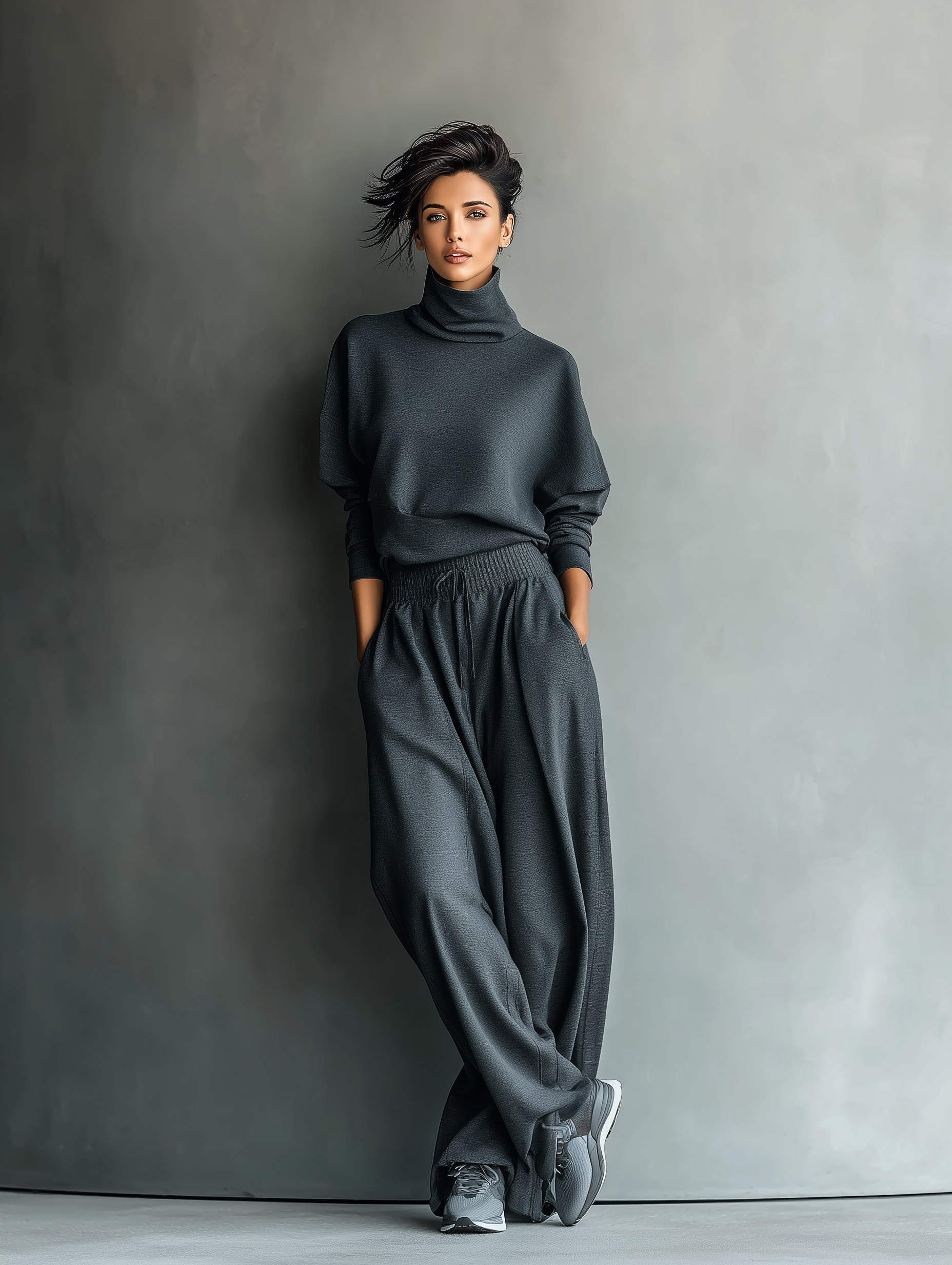 Ensemble Anouk Lissora — col montant oversize