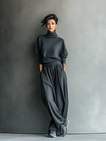 Ensemble Anouk Lissora — col montant oversize