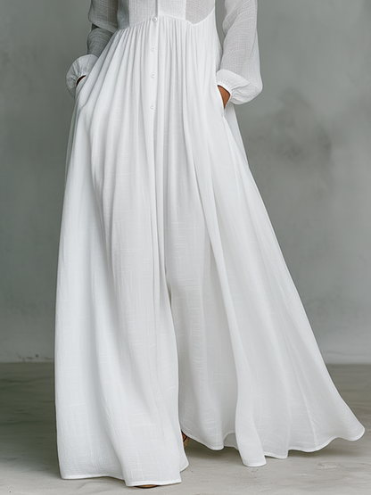 Robe Léonie Lissora — col montant