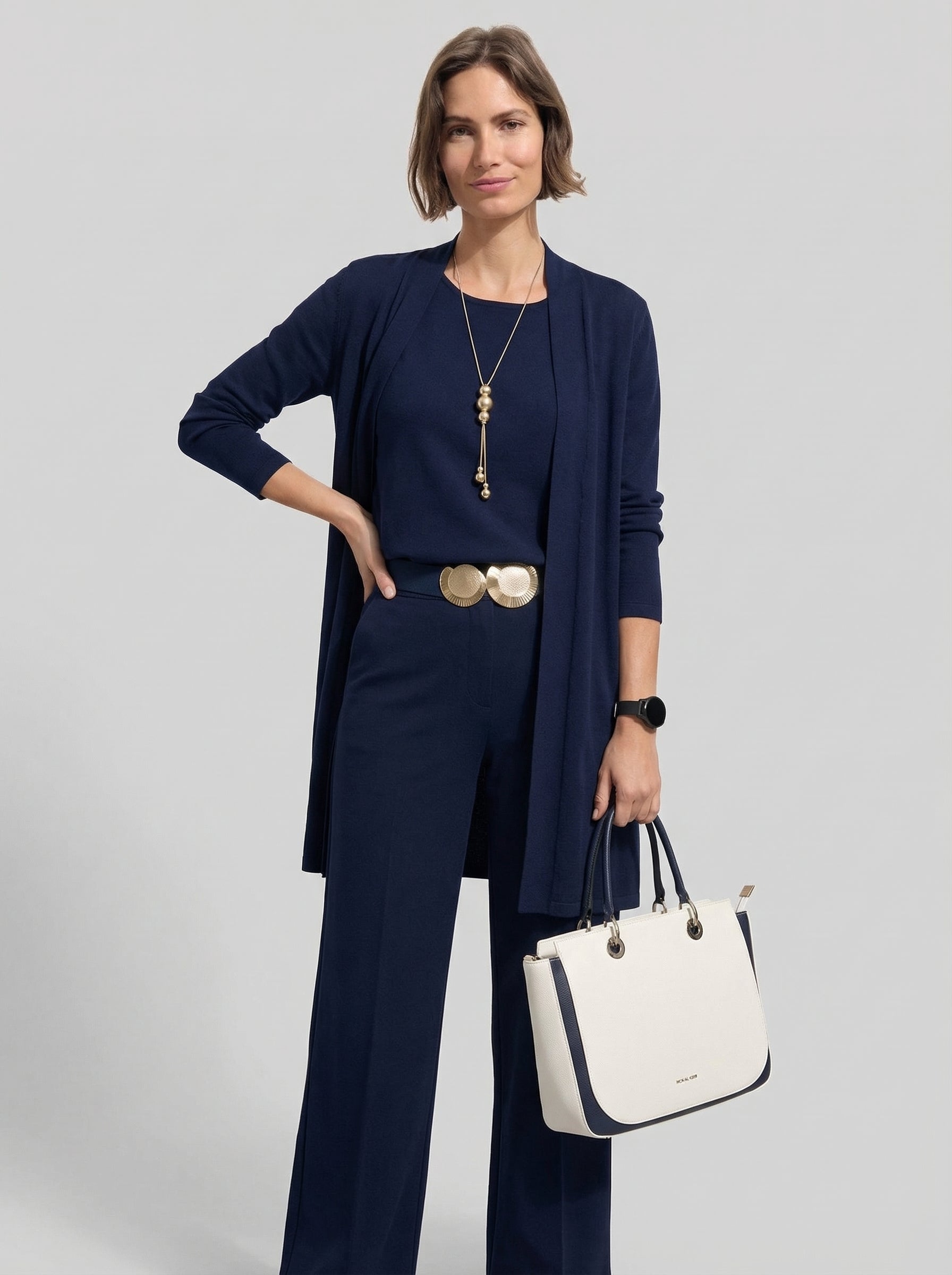Ensemble Elena Lissora — gilet long