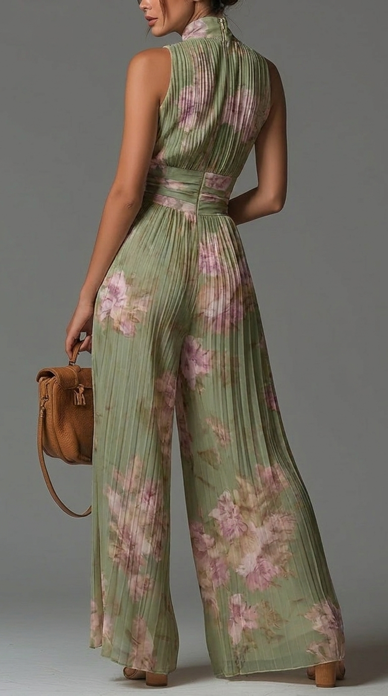 Combinaison Garance Lissora — imprimé floral