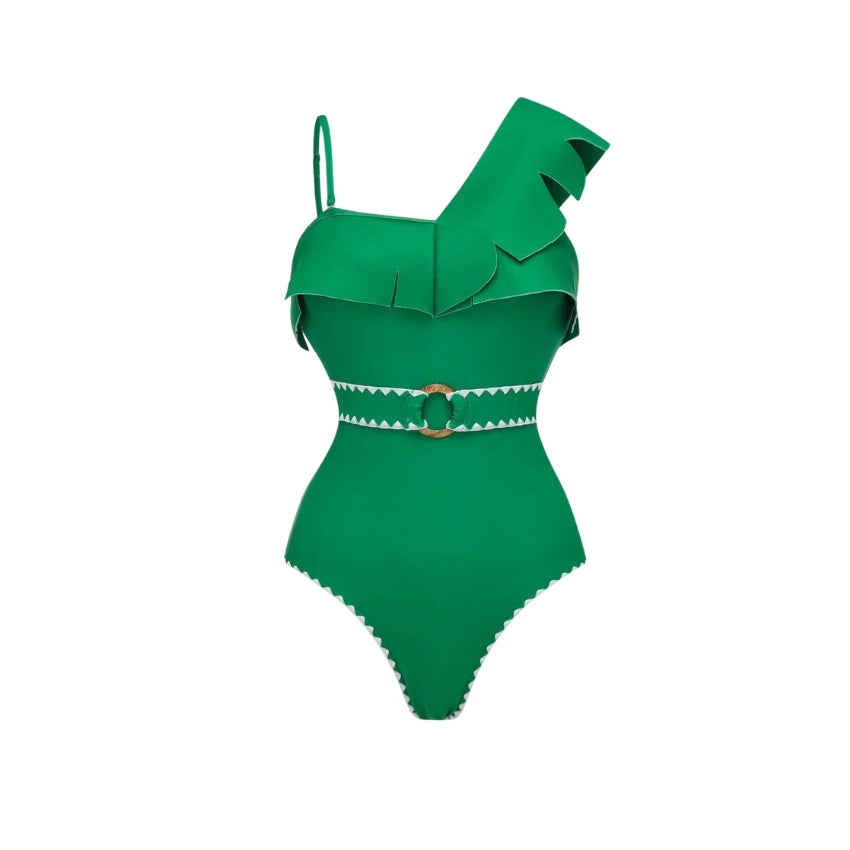 Bañador con Estampado Tropical 3D