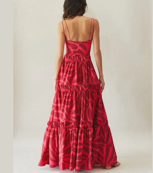 Bañador Estampado con Falda