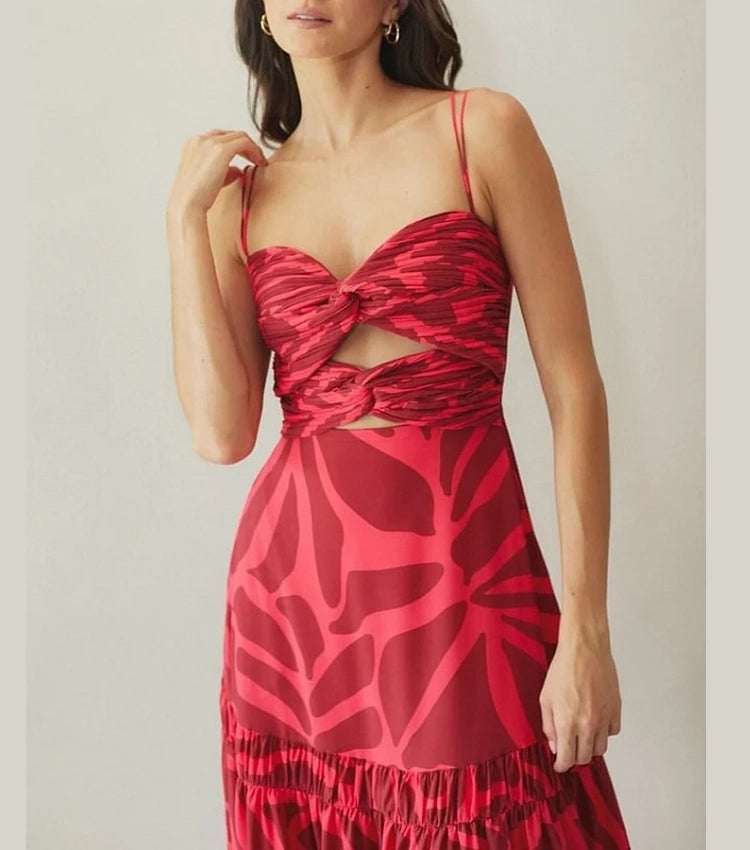 Bañador Estampado con Falda