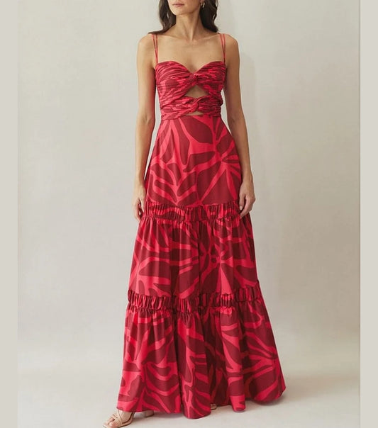 Bañador Estampado con Falda