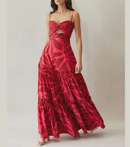 Bañador Estampado con Falda
