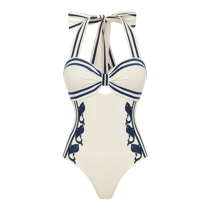 Bañador Azul Marino con Falda