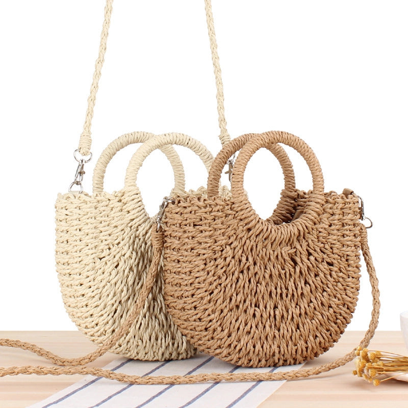 Bolso Tejido de Playa al Hombro