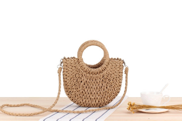 Bolso Tejido de Playa al Hombro