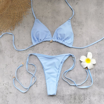 Bikini Sexy en Color Liso