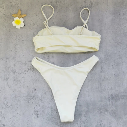 Bikini Sin Tirantes con Pedrería