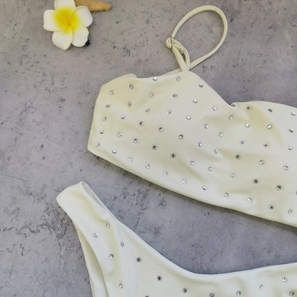 Bikini Sin Tirantes con Pedrería