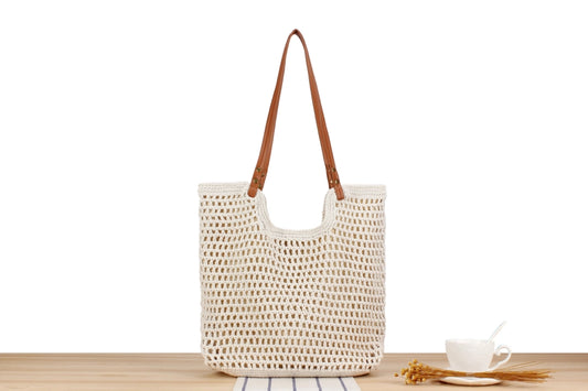 Bolso de Playa Tejido en Trenza