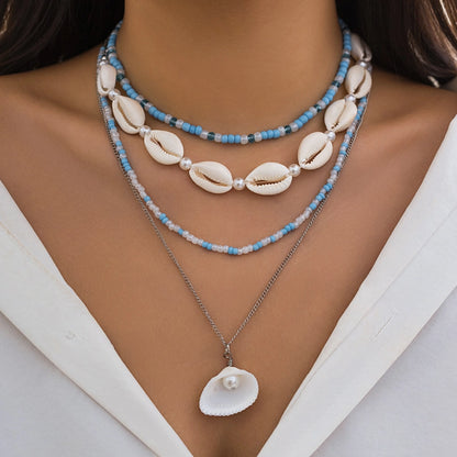 Collier Multirang de Coquillages