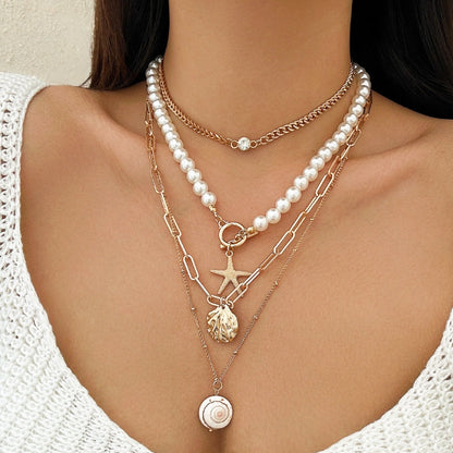Collier Multirang de Coquillages