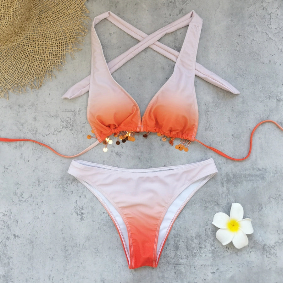 Conjunto Sexy con Estampado Degradado