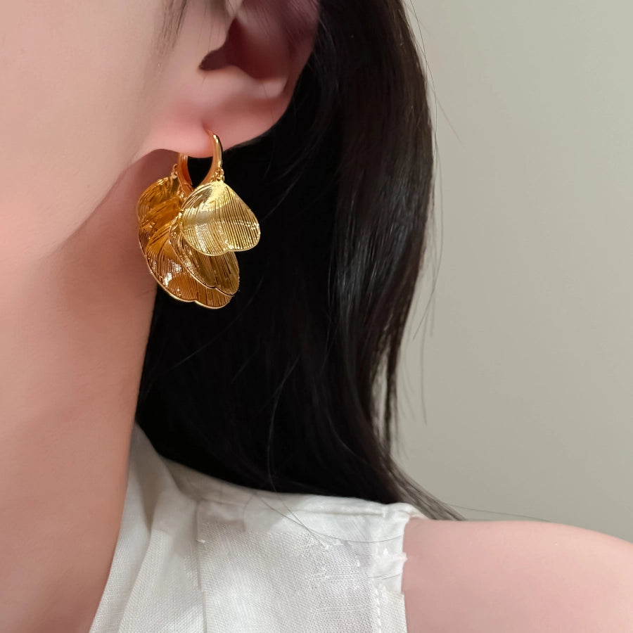 Pendientes con Forma de Hoja