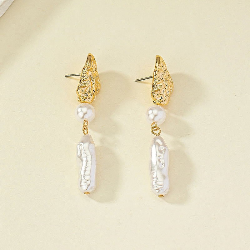 Pendientes Barrocos de Perlas de Agua Dulce