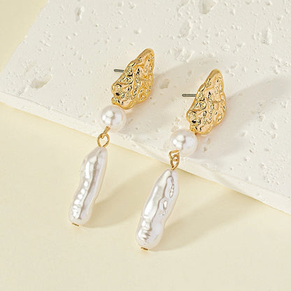 Pendientes Barrocos de Perlas de Agua Dulce