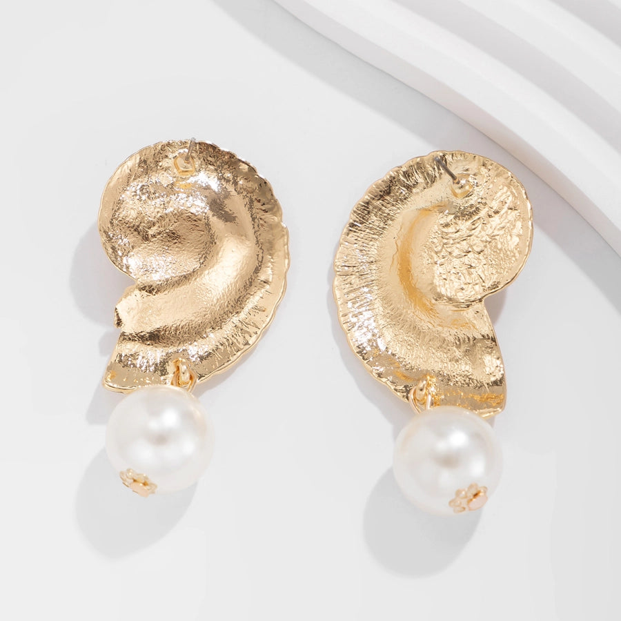 Pendientes de Concha Marina