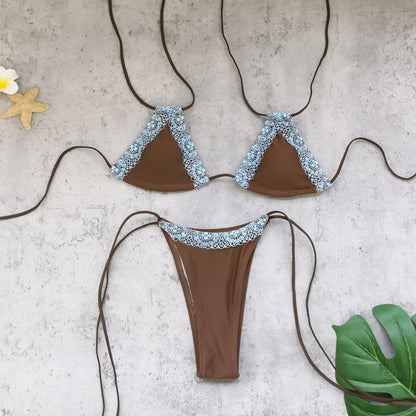 Conjunto de Baño de Encaje Sexy