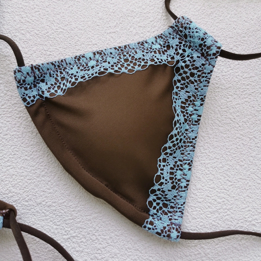Conjunto de Baño de Encaje Sexy