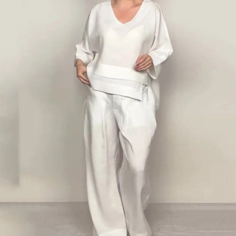 Ensemble Liza Lissora — pantalon jambe large